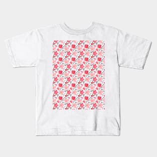 Cute Flower Pattern Kids T-Shirt